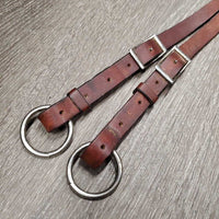 Adjustable Flat Running Martingale Attachment, buckle, snap *gc, rubs, faded, residue, dents, clean
