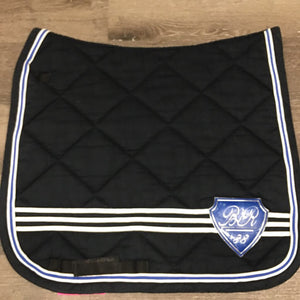 Quilt Dressage Saddle Pad *gc, clean, fading, mnr hair, pills