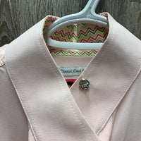 LS Show Shirt, attached snap collar *vgc, mnr unstitched snap, thread, mnr pit stain
