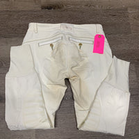 Euroseat Breeches *gc, v!stained seat & legs, pillyl edges, dingy?
