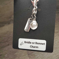 Bridle - Bonnet Charm *Oyster/Pearl, "Grace", bag *new
