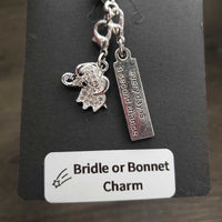 Bridle - Bonnet Charm *Heart, "2nd Chance", bag *new
