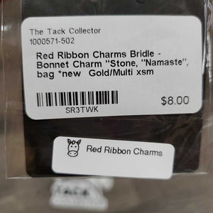 Bridle - Bonnet Charm "Stone, "Namaste", bag *new