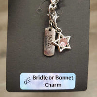 Bridle - Bonnet Charm "Star, "Wish", bag *new
