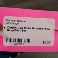 Cotton Dog Collar Bandana *new
