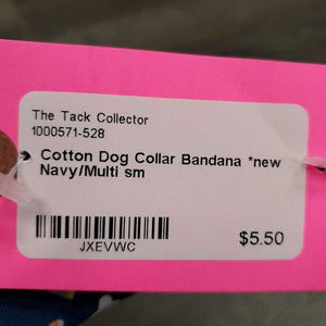 Cotton Dog Collar Bandana *new