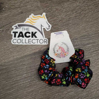 "Paw Prints" Cotton Hair Scrunchie *new
