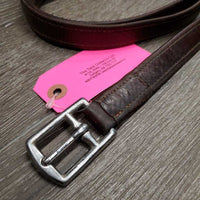 1 Only Nylon Lined Stirrup Leather *gc/fair, dents, rubs, stretched/frayed holes, holey center
