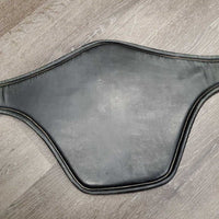 Lg Belly Girth, x2 els, strap & D Ring *older, discolored & dirty edges, scrapes, scratches, unstitched sides, fair, elastic: thin & stretched
