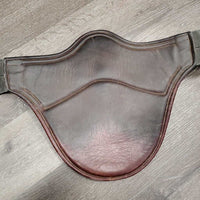 Lg Belly Girth, x2 LONG els, 2 D's, Caribiner *older, gc, faded, clean, dirty seams, scrapes, elastic, stains
