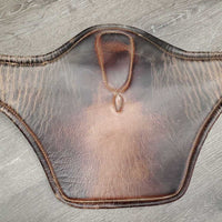 Lg Belly Girth, x2 els, 2 D's, Caribiner *older, gc, faded, dirty seams, scrapes, v.dry/creased insid, torn elastic
