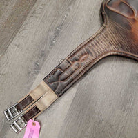 Lg Belly Girth, x2 els, 2 D's, Caribiner *older, gc, faded, dirty seams, scrapes, v.dry/creased insid, torn elastic
