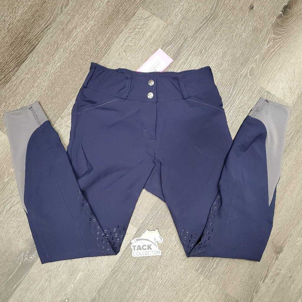 Euroseat Breeches *gc, stained, pills, snags, discolored seat & legs, puckered waist