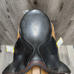 16.5 XW *6.75" Stubben Juventus Dressage Saddle, Lg Front Blocks, Wool Flocking, Rear Gusset Panels, Flaps: 15" W x 11" Serial # XW 8840302