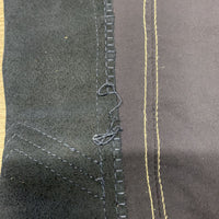 Euroseat Breeches *gc, hair, threads, undone seam stitching, faded, seam puckers, rubbed/pilly knees
