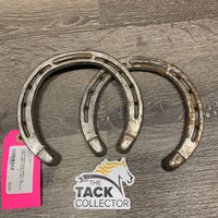 Toe & Heel Horse Shoes *gc, rusty, tape, residue, clean
