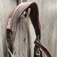 FS Rsd Anatomical Monocrown Bridle, detach flash *gc, stains, residue, stiff, dirt
