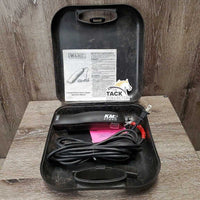 Clippers, box, brush *NO Blades, dirty, hairy, taped cord, worn toggle, WORKS, SOUND GREAT
