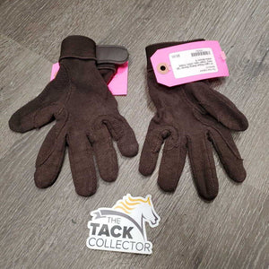 Pr Light Pimple Riding Gloves *gc, hairy, finger rubs, clean, faded, stains