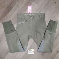 Hvy Cotton Breeches *gc, mnr hair, faded, mnr holes
