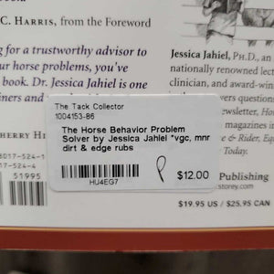 The Horse Behavior Problem Solver by Jessica Jahiel *vgc, mnr dirt & edge rubs