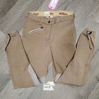 Hvy Cotton Breeches *gc/fair, faded, older, stains, edge rubs & frays, torn ankles, sm holes, hairy velcro
