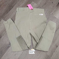 Side Zip Breeches *gc, faded, stains, pills, older, rubs
