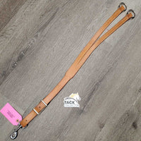 Thick Flat Wide Western Running Martingale Attachment, snap *vgc, mnr dirt, slices, discolor
