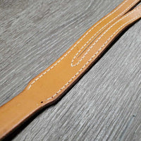 Thick Flat Wide Western Running Martingale Attachment, snap *vgc, mnr dirt, slices, discolor
