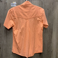 SS Show Shirt, 1x Velcro Collar *gc, pills, stains, older, crinkled, seam puckers
