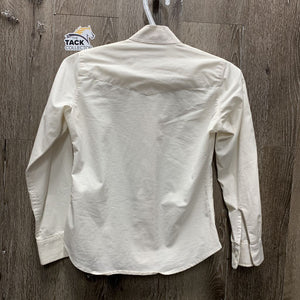 JUNIORS LS Show Shirt *NO Collars, dingy, discolored, seam puckers, crinkles, rubs/pills, older