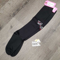 "Royal West" Pr v.Tall Nylon Riding Socks, bag *new
