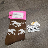 Pr "Running Horses" Socks, bag *new
