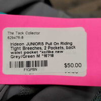 JUNIORS Pull On Riding Tight Breeches, 2 Pockets, back waist pocket *xc/like new
