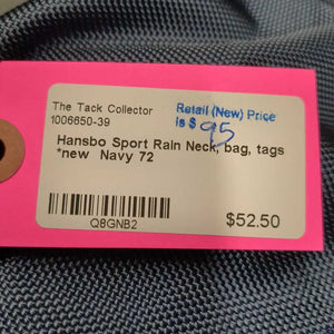 Rain Neck, bag, tags *new