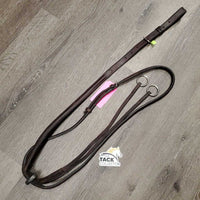 Wide Rsd Running Martingale, stopper *vgc, mnr dirt, twist & rubs, cracks
