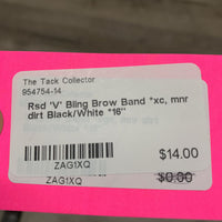 Rsd 'V' Bling Brow Band *xc, mnr dirt
