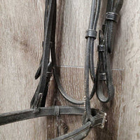 Rsd Bridle *gc/fair, mnr dirt, crackles, v.stiff, dry, scraped edges, creases
