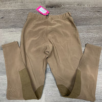 Ribbed Breeches *gc, unstitched seams, pills, older, puckered knees
