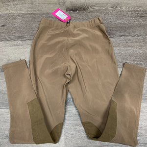 Ribbed Breeches *gc, unstitched seams, pills, older, puckered knees