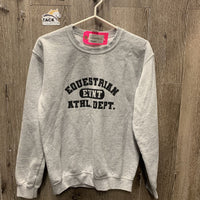 LS Hvy Sweatshirt "Equestrian Evnt" *gc, clean, pilly
