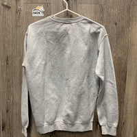 LS Hvy Sweatshirt "Equestrian Evnt" *gc, clean, pilly
