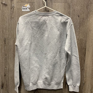 LS Hvy Sweatshirt "Equestrian Evnt" *gc, clean, pilly