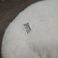 Padded Fleece Wither Pad *gc, older, hairy, mnr stains, clean
