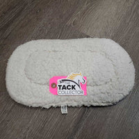 Padded Fleece Wither Pad *older, fair, clumpy, hairy, clean, thin spots, dingy
