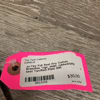 Full Seat Hvy Cotton Breeches *vgc, older, rubbed/pilly seat
