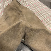 Full Seat Hvy Cotton Breeches *vgc, older, rubbed/pilly seat
