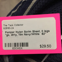 Nylon Scrim Sheet, 0 legs *gc, dirty, film
