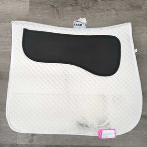 Quilt Non-Slip Dressage Saddle Pad *gc, pills, stains, clean, rubs