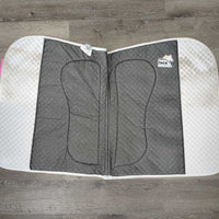 Quilt Non-Slip Dressage Saddle Pad *gc, pills, stains, clean, rubs
